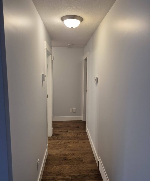 Hallway after paint job
